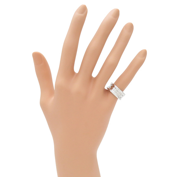 Bvlgari B-Zero 12 Band Ring Ceramic White Gold - Picture 7 of 7